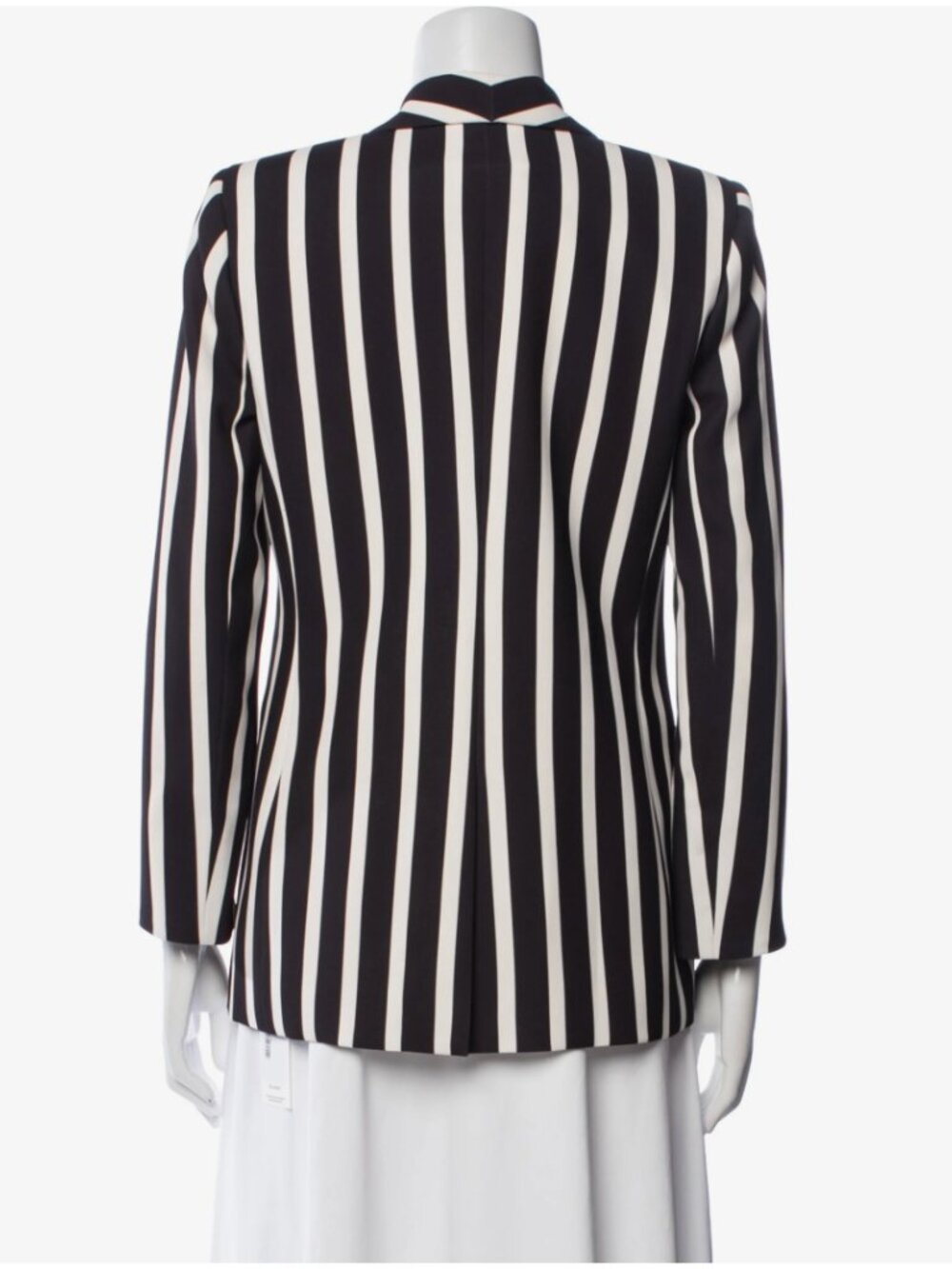 Alice + Olivia Black & White Striped Blazer | Size 8 - Picture 3 of 7